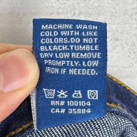 !iT Amanda Dark Wash High Rise Slim Ankle Denim Jeans Size 12 - Picture 9 of 10